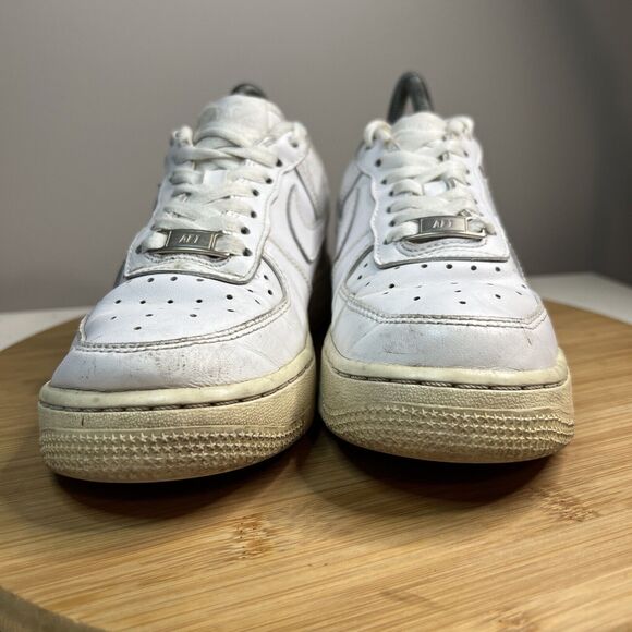 Nike Air Force 1 Womens Size 5.5 Shoes Low '07 White Leather Sneakers 315115-112 - Picture 2 of 8